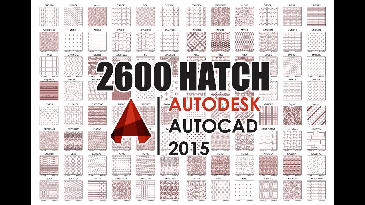 Free  hatch pattern for autocad